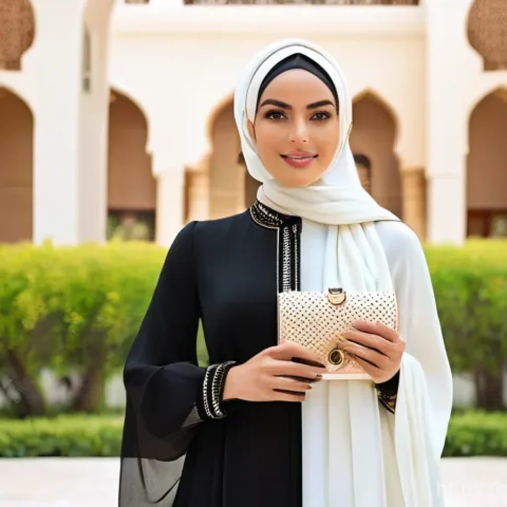 UAE 유명인사 및 셀럽 - **"Elegance in Modern Emirati Fashion"**
    A sophisticated Emirati woman in her late twenties, rad...